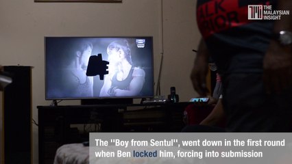 Brave Agilan goes down in first round of title fight