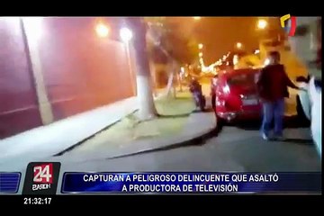 La Victoria: capturan a delincuente que asaltó a productora de televisión
