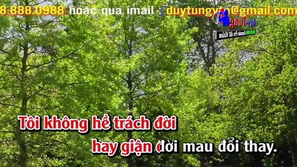 Karaoke - Đời Tôi Cô Đơn Remix - Nhạc Sống Hay Nhất 2017