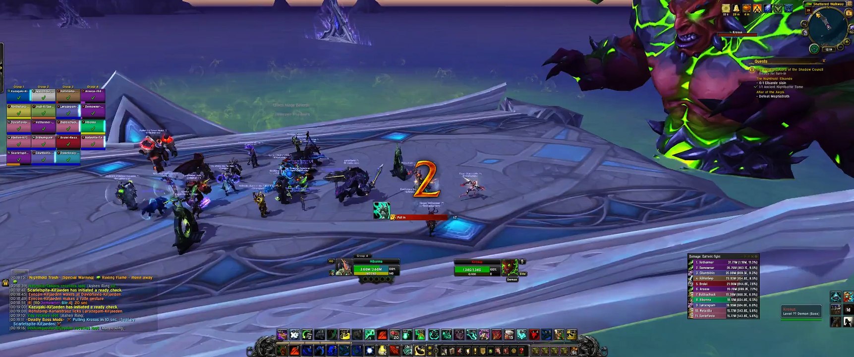 WoW: When you have you fingers on the keyboard the wrong way.