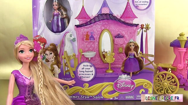 Pâte à modeler Princesse Raiponce Salon de Coiffure Play Doh Rapunzel Shimmer Style Salon Playset
