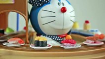 Doraemon Rika-chan round and round rotation sushi toy video