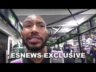 Adrien Broner Will NOT Get Under My Skin! Ashley Theophane in camp At Mayweather Boxing Club EsNews