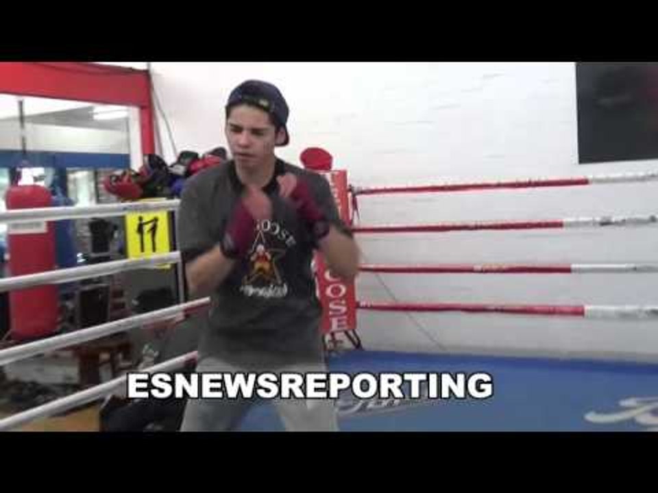 ryan garcia sick hand speed over 60 punches in 10 seconds EsNews Boxing
