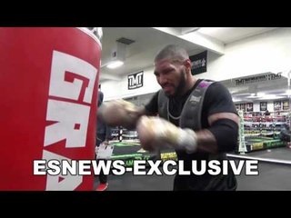 ashley theophane in camp for adrien broner - EsNews Boxing