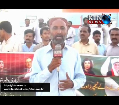 Malir Sindhi Language Teacher Protest- Hasan Tagar- 27th May 2017