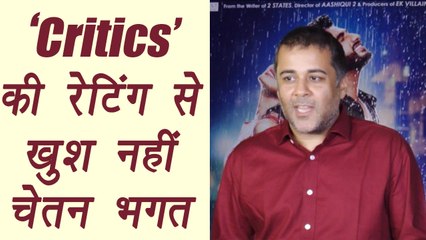 Half Girlfriend writer Chetan Bhagat UPSETS with film's critic rating; Watch Video | FilmiBeat