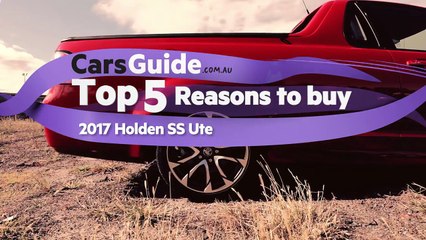 Holden SS Ute 2017 review  Top 5 reasons to buy video
