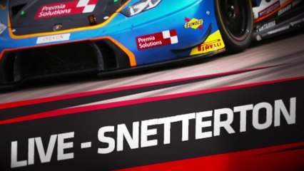 LIVE - SNETTERTON  - BRITISH GT - Race 1 & 2