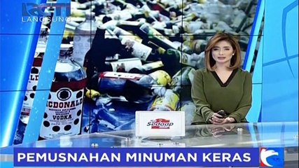 Pemusnahan Minuman Keras Demi Ketertiban Rakyat