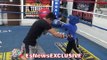 Leo Santa Cruz SPARRING 3 YEAR OLD Little Arnold; HUMBLE!!! EPIC!!! - EsNews Boxing