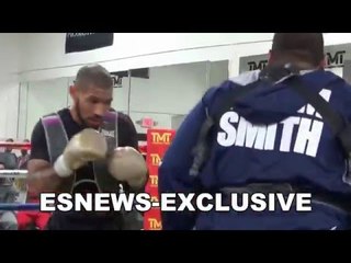 Ashley Theophane Getting Ready For Adrien Broner - EsNews Boxing