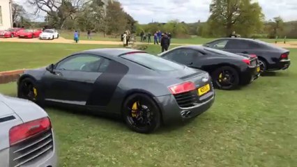 Live at supercarsaturday Hylands Park Chelmsford with 20 million pounds worth of cars