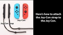 Nintendo Switch - Comment attacher les Straps des Joy-Con