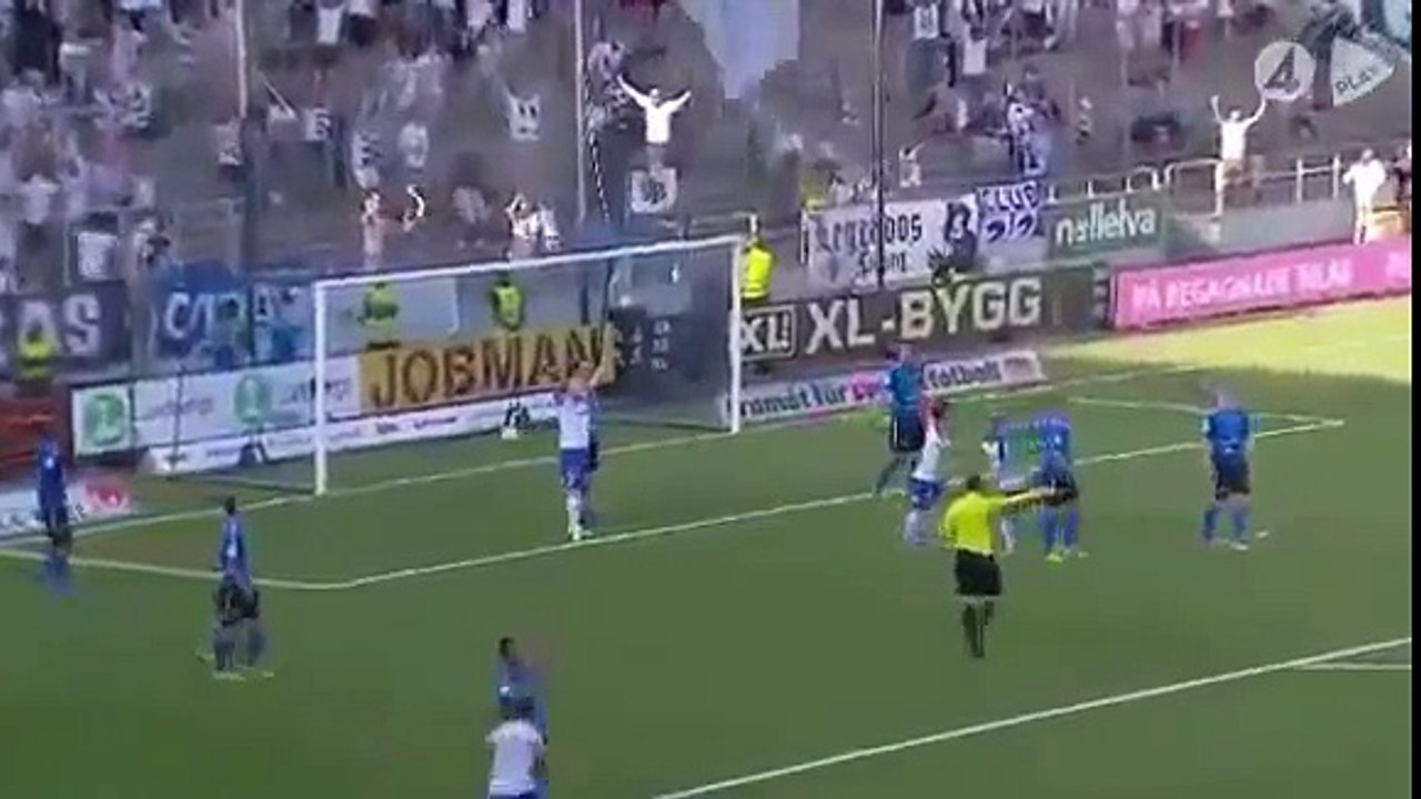 Norrkoping 3:2 Halmstad (Swedish Allsvenskan. 27 May 2017)