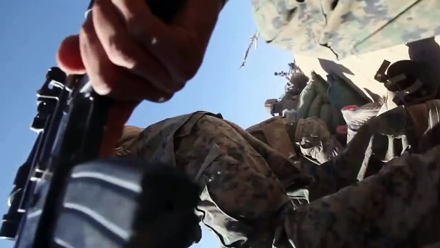 Navy Seals sniper engages Taliban with Barrett M107A1 50 cal rifle
