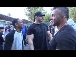 TMT Star Andrew Tabiti In LA For Charity Basketball Game With Floyd Mayweather  EsNews Boxing