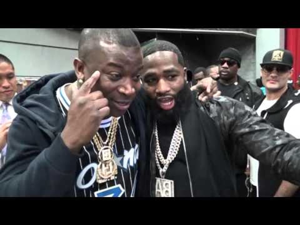 adrien broner always in a great mood!  EsNews Boxing