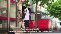 Manchester: un jeune musulman offre des 