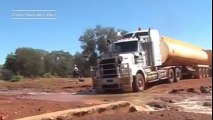 Amazing truck driving skills, driving in snow, best driving fails, driver operator