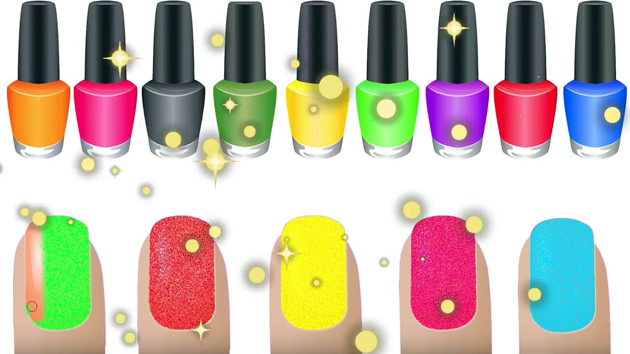 Barbie Tırnak Boyama ile Renkleri Ogreniyorum Renkler Turkce - Renkler Sarkısı Tospik Tv,Çizgi film izle 2017