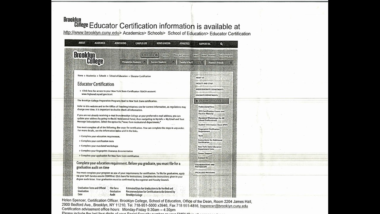 Educator Certification Information for becoming a teacher