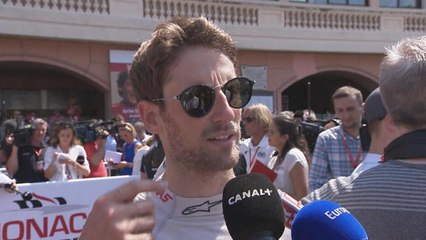 Grand Prix de Monaco - La réaction de Romain Grosjean après la séance de qualificati...