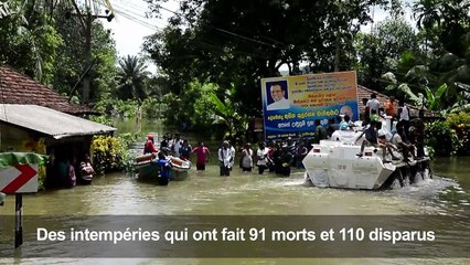 Sri Lanka: les habitants de Bulathsinhala inondés