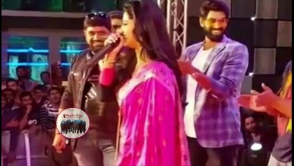 Anushka Says Bahubali Dialogue in Dubai ..See How Baahubali Prabhas and Rana,Raj_HD