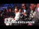 floyd mayweather rocking his million dollar watch at the fights - EsNews Boxing