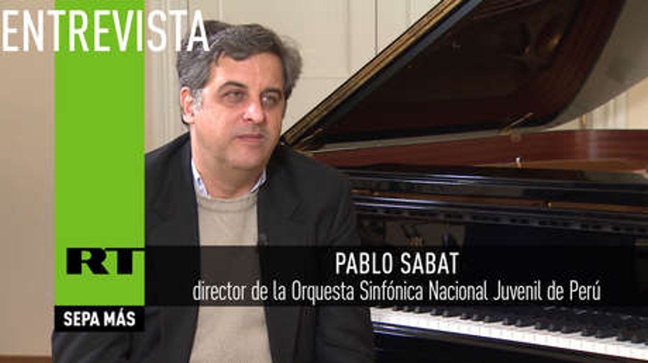 Pablo Sabat, pianista peruano y director de la Orquesta Sinfónica Nacional Juvenil de Perú