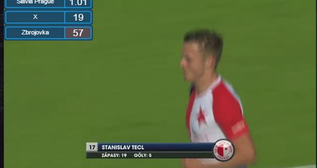 Stanislav Tecl Goal HD Slavia Prague 2-0 Zbrojovka  27.05.2017
