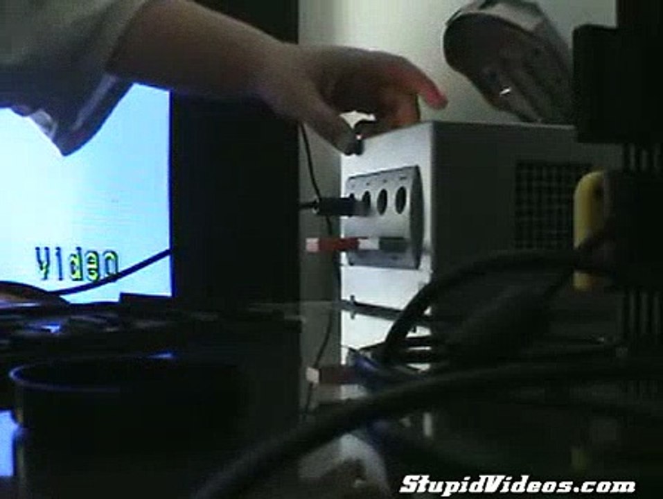 Smashed Gamecube