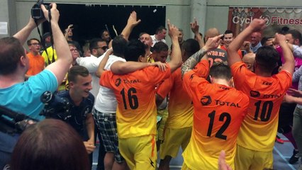 Futsal titre de champion de Belgique pour Selaklean Thulin ambiance 2