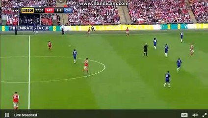 Aaron Remsey Goal Arsenal 2-1 Chelsea - 27.05.2017