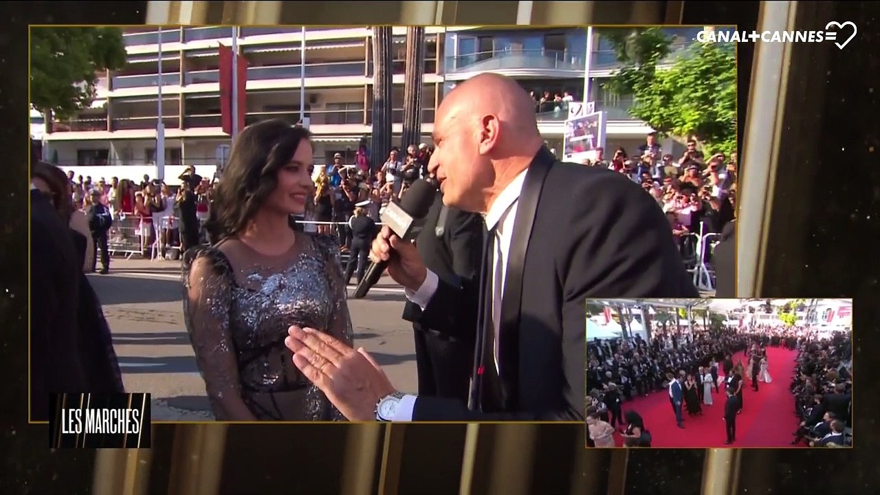 Eva Green "avec Emmanuelle Seigner nous sommes un couple maintenant !" - Festival de Cannes 2017