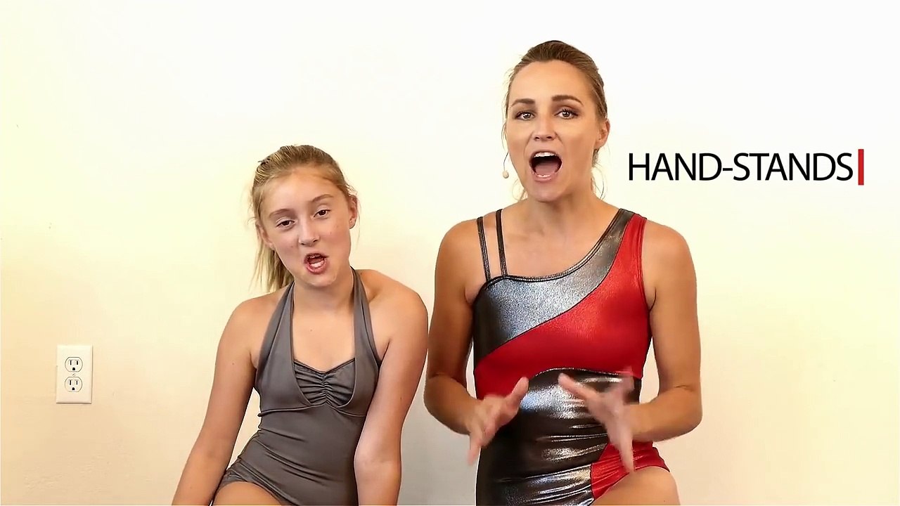 Gymnastics Workout: Handstands Tutorial, How to Exercises, Great for kids, Beginners Home