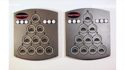 Take the party wherever you go with this portable beer pong table