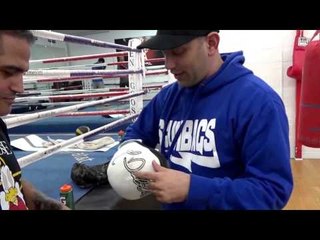 Ricky Funez Early AM Mitts With Elie Seckbach - esnews boxing