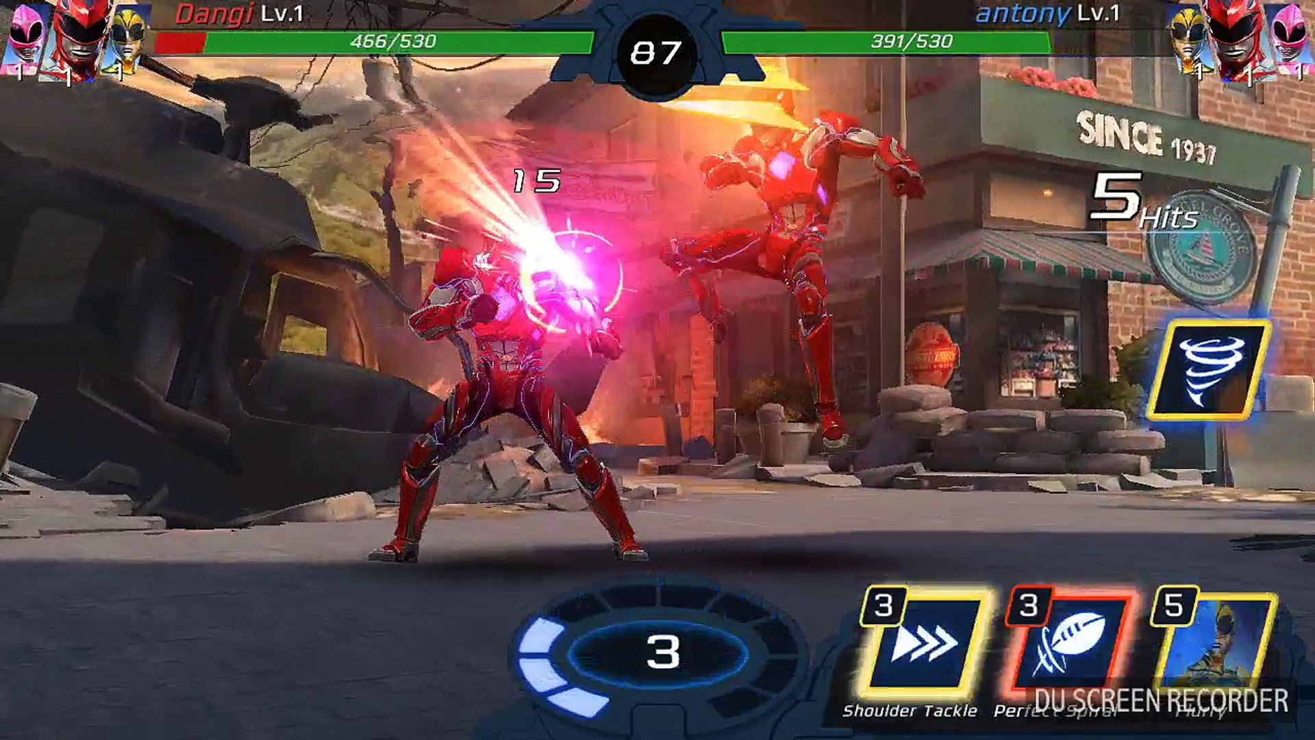 power rangers battel in hd video