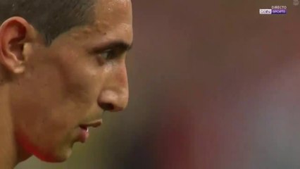 Angel Di Maria Free-Kick Hits the Site Netting - Angers vs Paris SG