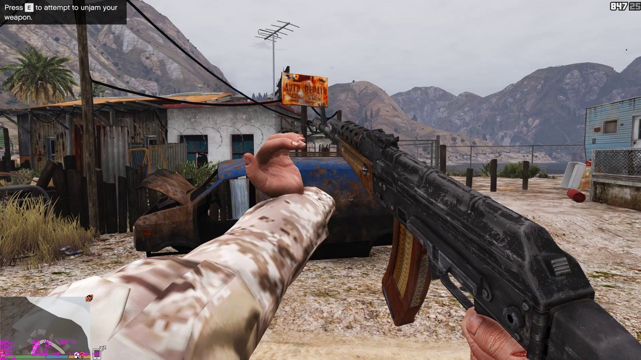 GTA V - Weapon Jamming Mod