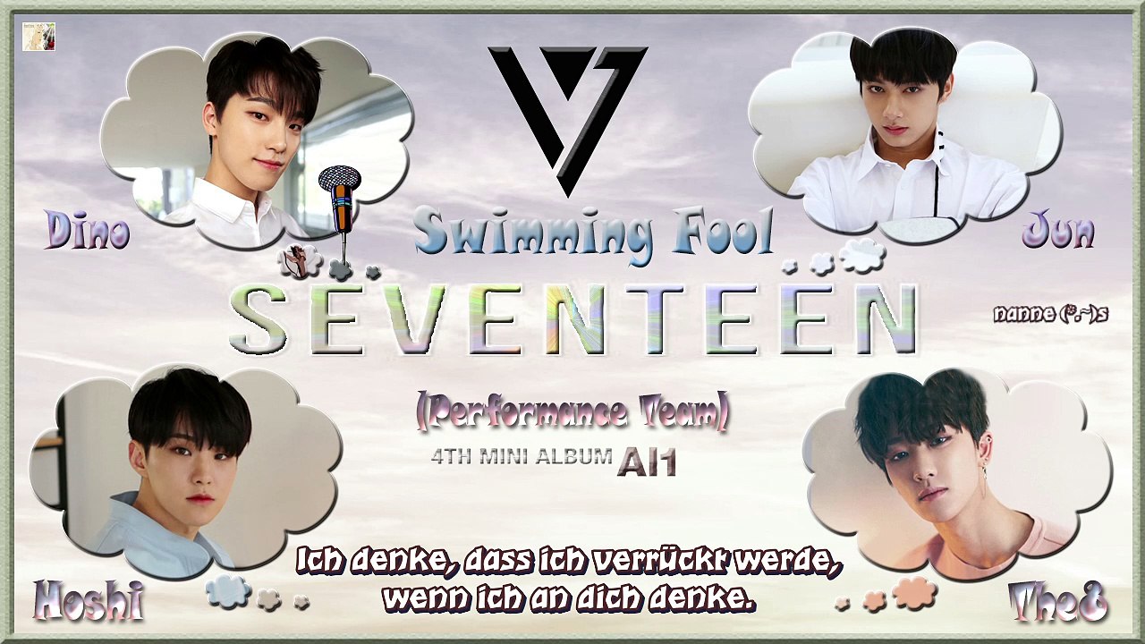 Seventeen - Swimming Fool k-pop [german Sub]