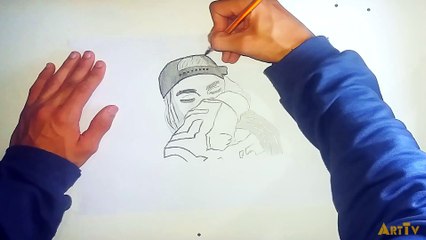 ArtTV - Como Desenhar Garota Tumblr - #Speed Drawing
