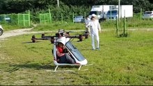 Another passenger flying drone built by Korean manned homemade