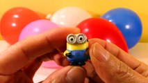 Learn colors w/surprise balloons Peppa pig Frozen Minions educational 惊喜气球 粉红猪 小黄人 冰雪奇缘 一起