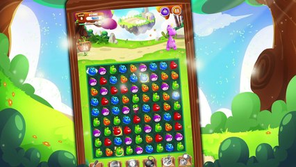 Fruit Cartoon Help Fruit Baby climb top to go home