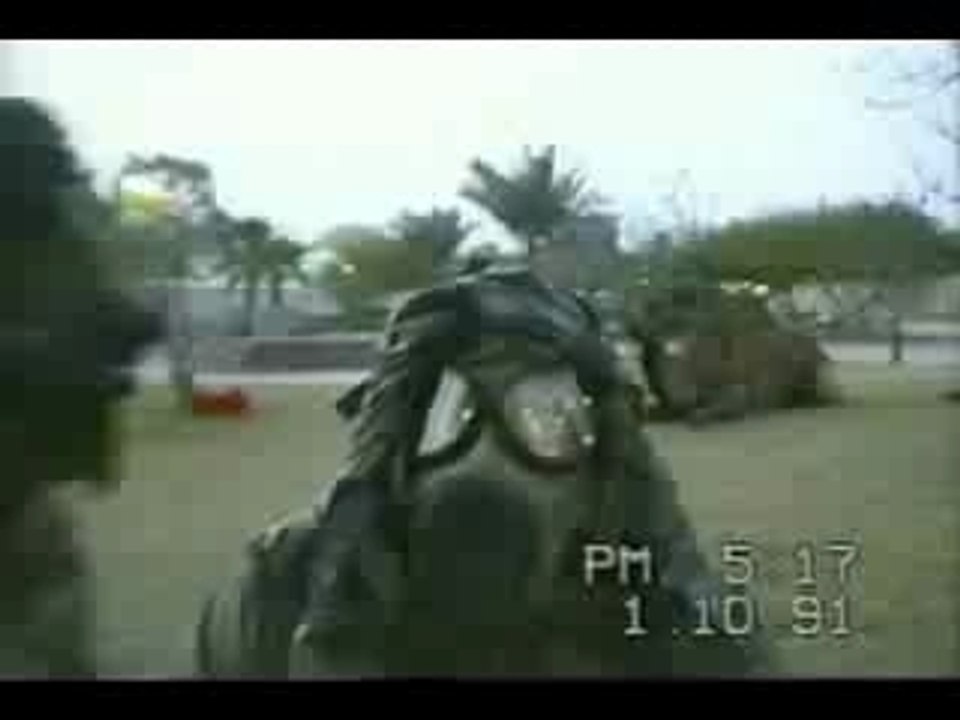 Camel tosses soldier