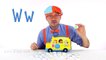 Learn the Alphabet with Blippi Toys _ School Bus Song _ Blippi Toys