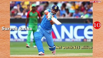 Ten Richest Cricketers